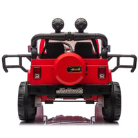 24V Kids Ride On Electric Car W Parents Control,Seat Width 19.09In,2Wd,Rear Suspension,Trunk Storage,Portable Pull Rod,Light&Searchlight,Bluetooth,Usb,Provide A Speed Of 2.5 4Mph For Kids Aged 3 8.