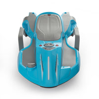 Electric Kids Racing Car With Music And Lights, Blue Blue 100 149 Lbs Polypropylene