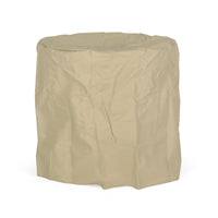 Round 25" Mgo Fire Pit 40 000 Btu Dark Brown Magnesium Oxide