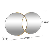 Wall Mirror Gold Iron