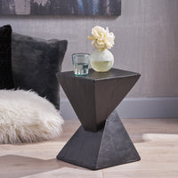 Tess Side Table Black Magnesium Oxide