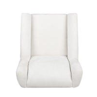 Swivel Chair Ivory Fabric