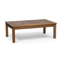 Laurel Outdoor 4 Seater Chat Set Seat & Coffee Table & Club Chair Teak Acacia Wood