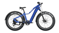 26" Step Over Electric Mountain Bike Blue Blue Aluminum