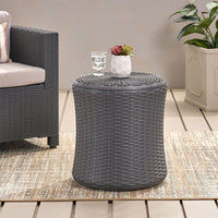 Olivo Patio Table Dark Gray Polypropylene