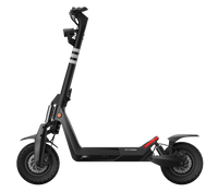 Super Electric Scooter W 31 Mi Max Range & 37 Mph Max Speed Black Black Aluminum