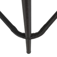Outdoors Dark Brown Wicker Barstools Set Of 2 Dark Brown Garden & Outdoor Wicker