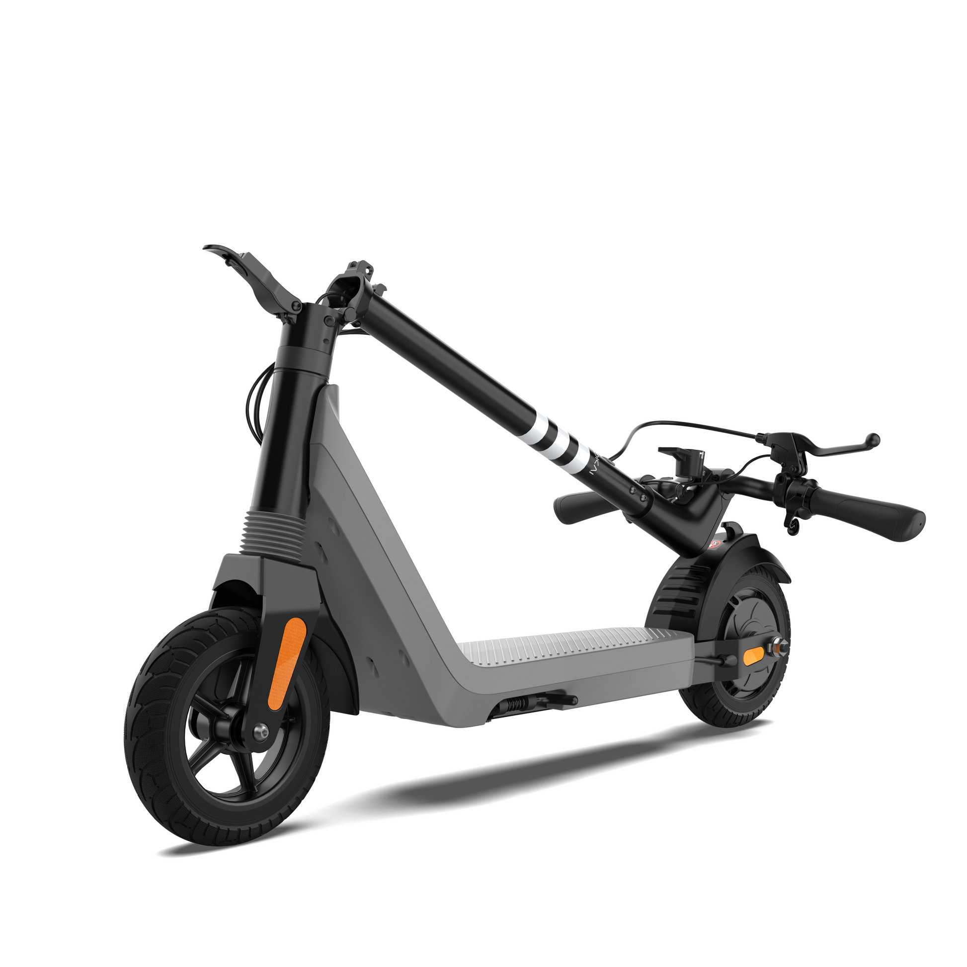 Lightweight & Foldable Electric Scooter W 10.8 Miles Max Speed Range & 15Mph Max Speed Gray Black Grey Aluminum