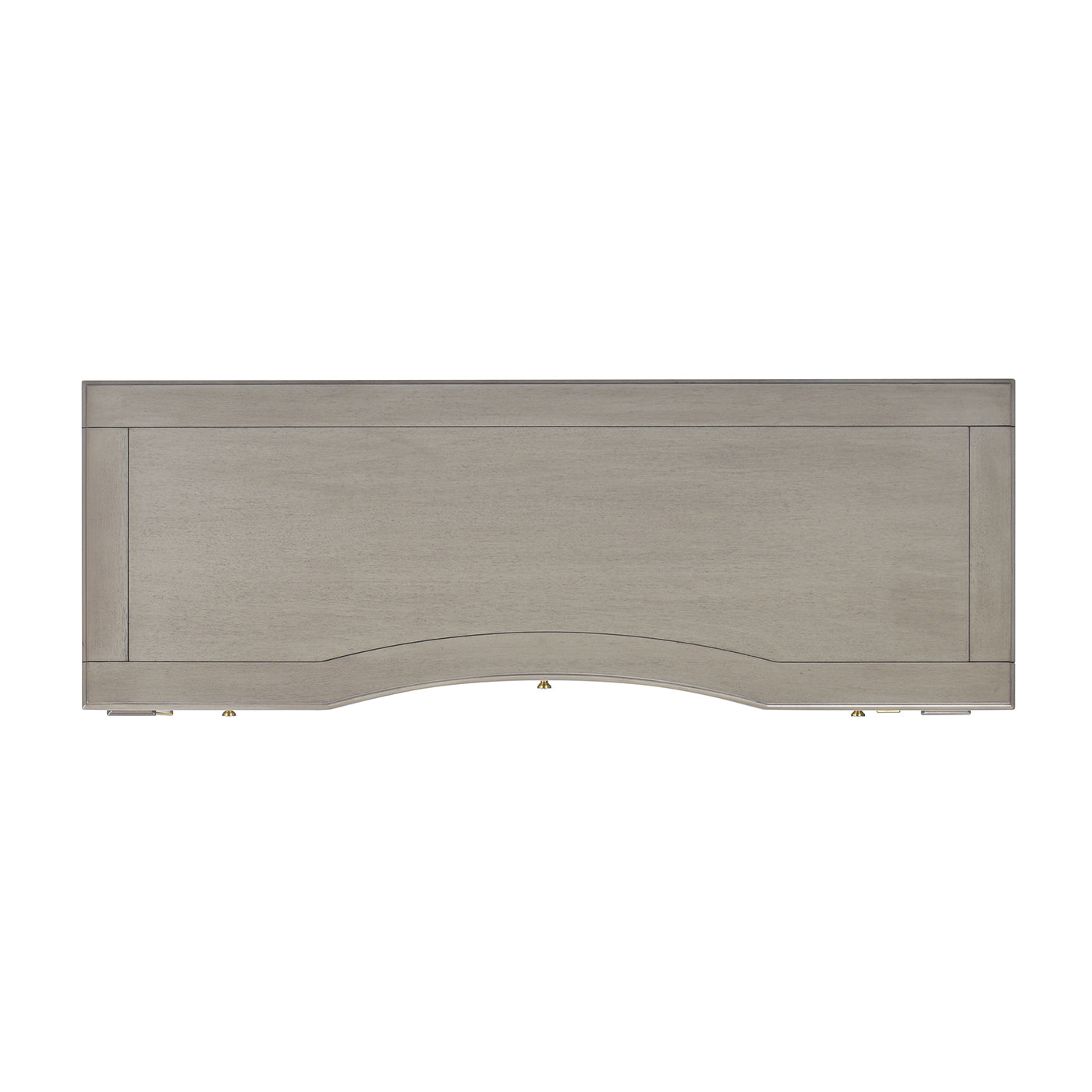 Dauphin 55" 3 Drawer Wood Executive Desk, Grey Cashmere Wood Gray Solid Wood Mdf Solid Wood Mdf