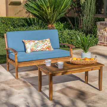 Peytonseat Coffee Table Teak Acacia Wood