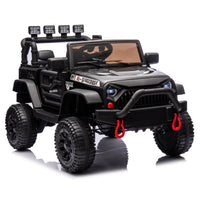 24V Kids Ride On Car W Parents Remote Control,400W Motor,Four Wheel Suspension,Adjustable Speed,Usb,Mp3,Music,Bluetooth,Large Display Screen,Power Display,Portable Handle,Safety Belt For Kids Aged 3