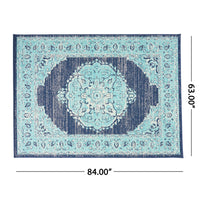 Rug Blue Polypropylene