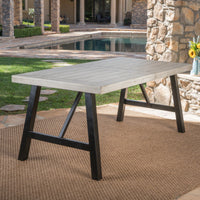 Bettina Dining Table Grey Acacia Wood