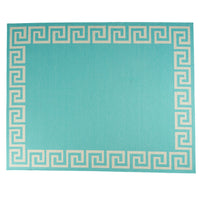 6560G 7'10"X10' Rug Teal Polypropylene