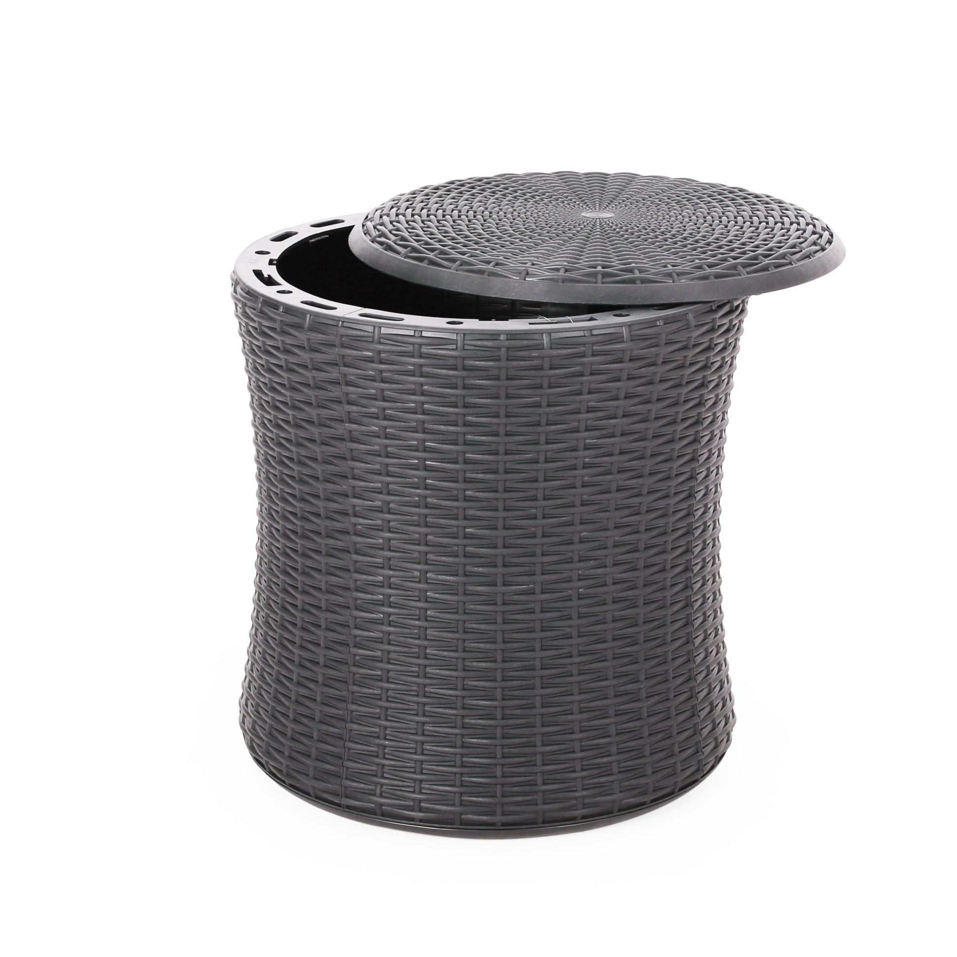 Olivo Patio Table Dark Gray Polypropylene