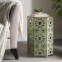 Eliana 14 Side Table Green Iron