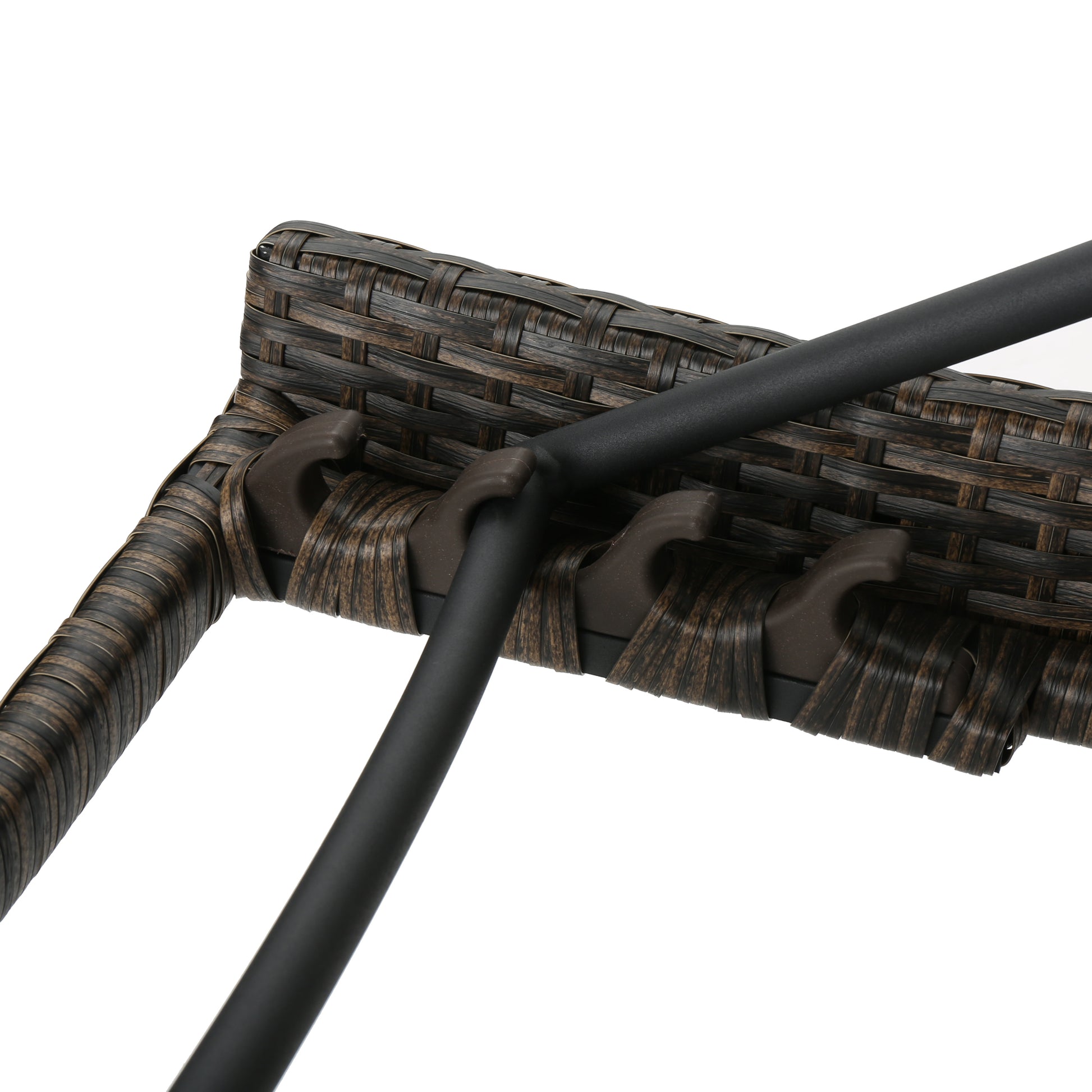 Salem Pe Wicker Chaise Lounge Mocha Rattan