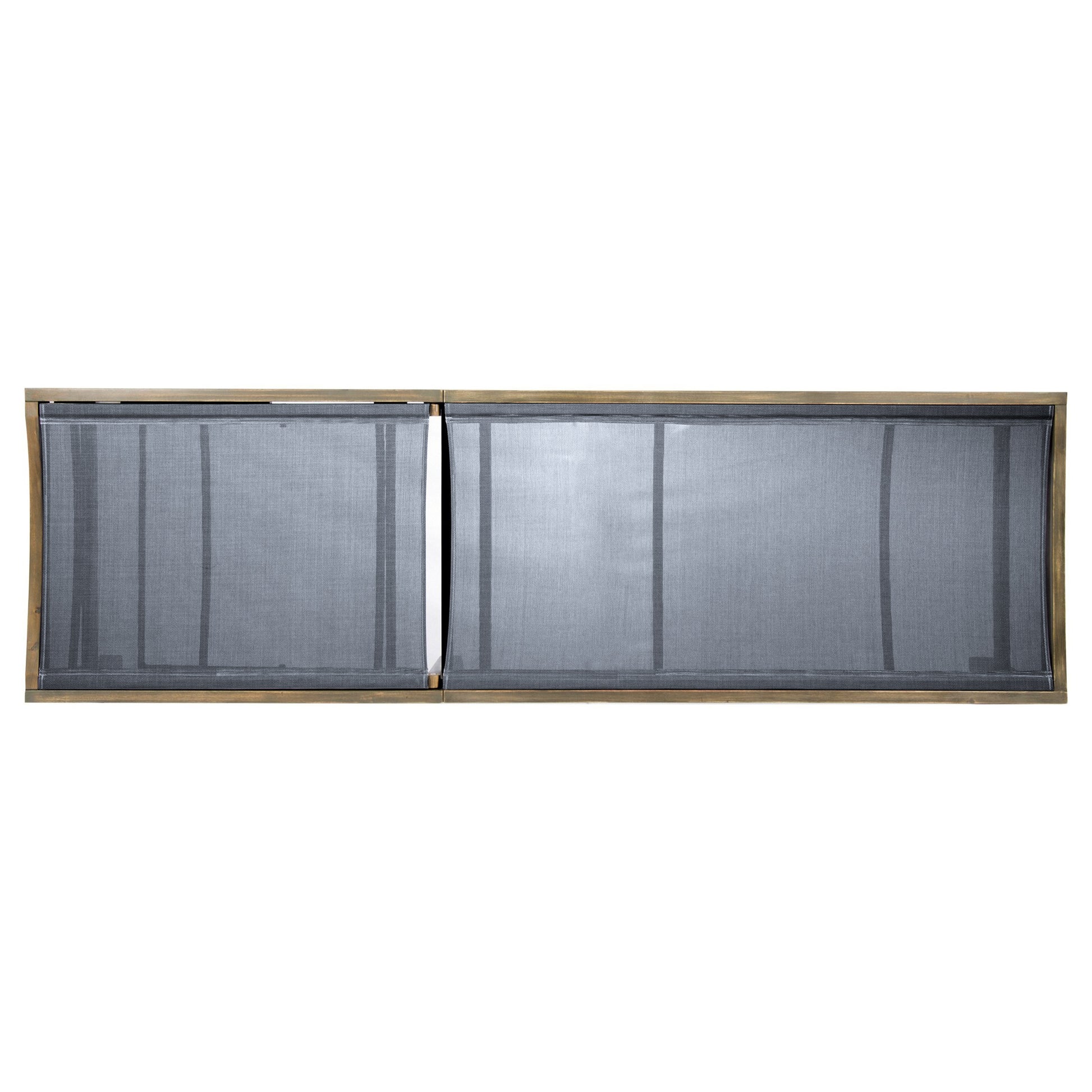 Summerland Chaise Lounge Dark Grey Mesh Dark Grey Aluminum