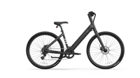 Minimalist Fitness Step Through E Bike W Up To 62 Miles Max Operating Range And 20 Mph Max Speed Matte Black Matte Black Aluminum