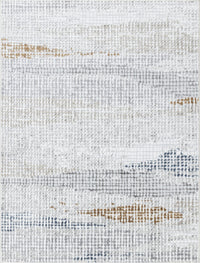 Textures Gc Art2002 Multi 5 Ft. 3 In. X 7 Ft. Area Rug White Polyester