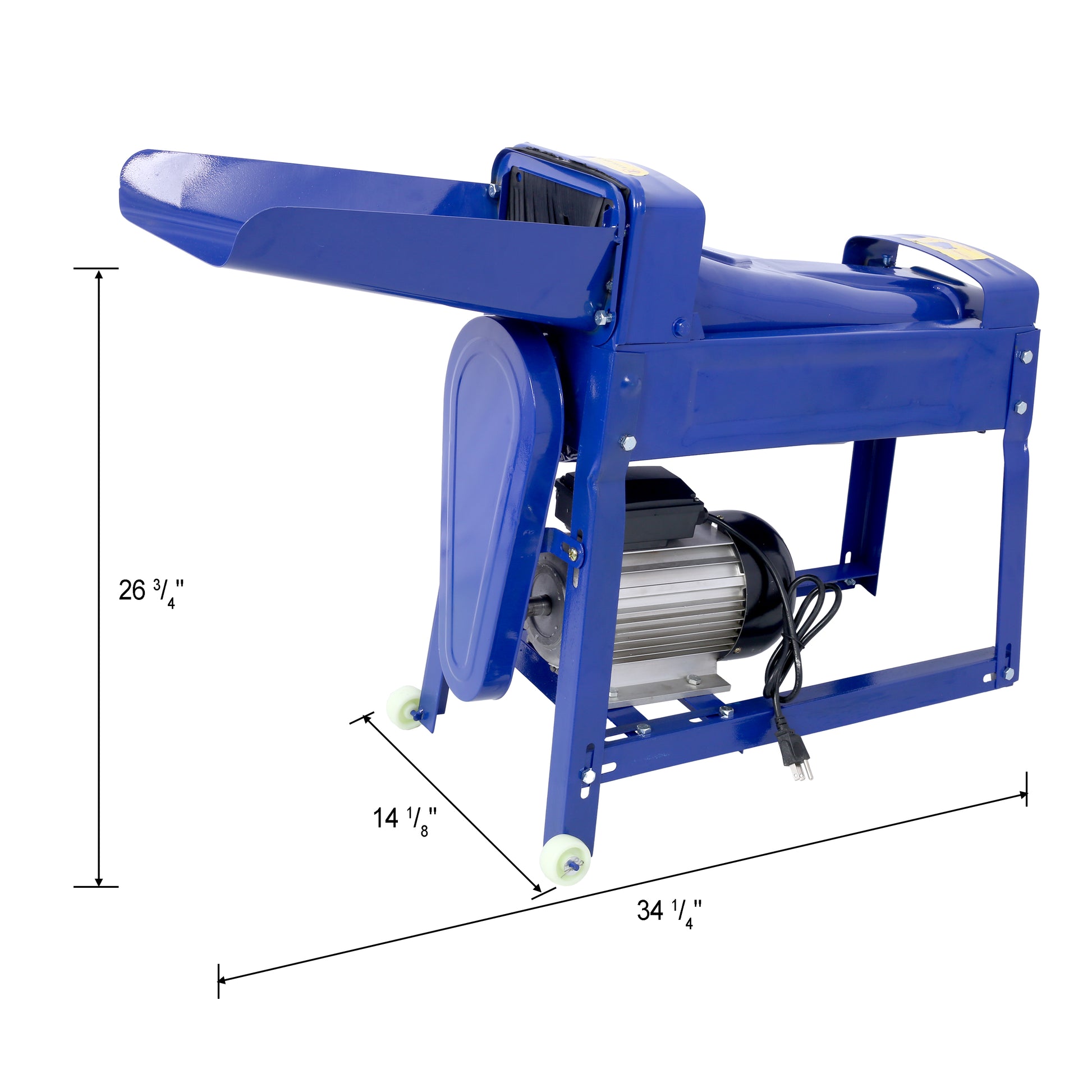 Electric Corn Sheller, Automatic Dry Corn Thresher Machine Corn Peeler For Corn On The Cob, Corn Sheller Machine For Small Farm Agricultural Tool Blue Steel