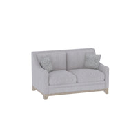 Honra Gray Loveseat Gray Foam Engineered Wood