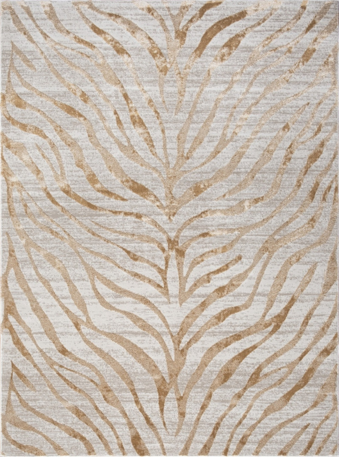 Elegance Gc Cnc6007 Gold 2 Ft. 7 In. X 7 Ft. 3 In. Area Rug Gold Polyester