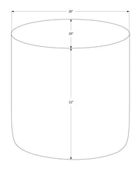 Accent Table, Drum, Side, End, Nightstand, Lamp, Living Room, Bedroom, Grey Metal, Contemporary, Modern Silver Metal