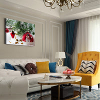 1Pcs Drop Ping Christmas Canvas Wall Art Gold Christmas Tree Paintings Artwork Modern Picutres Gift Poster For Home Wall Decor Framed 4832In Thickness 1.5Inch Rectangle Framed Multicolor Christmas Oversized 41In Canvas Cultures And Diasporas