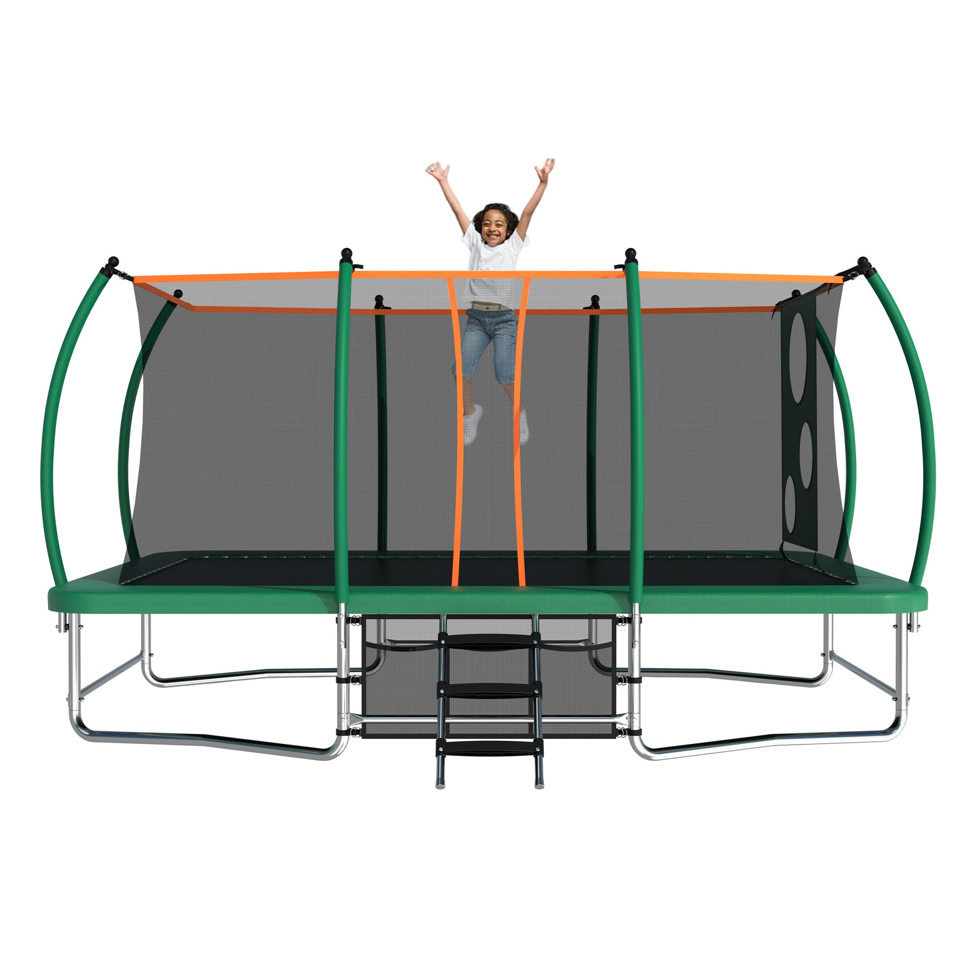 10*16Ft Trampoline Green Steel