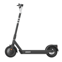 Foldable Electric Scooter W 50 Miles Max Operating Range & 20 Mph Max Speed Blac Black Aluminum