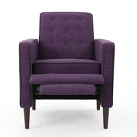 Recliner Purple Fabric