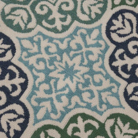 Meridian 1393L 7'10" X 10' Ivory Multi Polypropylene