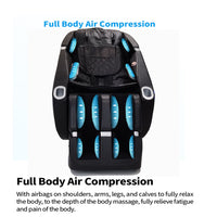 Sl Type Pulley Guide Durable Leather 2D Motor Massage Manipulator Space Saver Design Track Sliding Zero Gravity Multifunction Massage Chair Black Pu