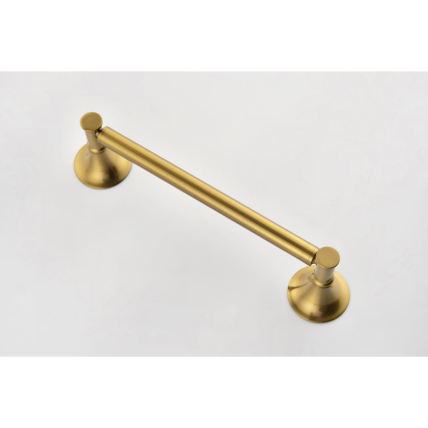 6 Piece Brass Bathroom Towel Rack Set Wall Mount Brushed Gold Brass