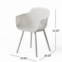Lotus Chair White Polypropylene