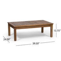 Laurel Outdoor 4 Seater Chat Set Seat & Coffee Table & Club Chair Teak Acacia Wood