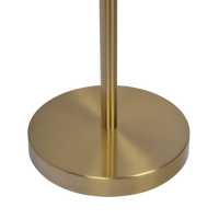 Verve Brassed Gold Floor Lamp With On Off Switch Adjustable Led Round Base Antique Brass,Gold Table&Floor Lamps Led Brass
