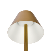 Elegance Rechargeable Led Table Lamp Plated Brass Led Touch Switch Antique Brass,Gold Mid Century Modern Led Brass