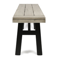 Bettina Bench Grey Acacia Wood