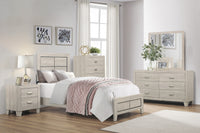 Modern Contemporary Light Brown Finish 1Pc Twin Bed Wooden Bedroom Furniture Box Spring Required Twin Light Brown Wood Bedroom Contemporary,Modern Wood