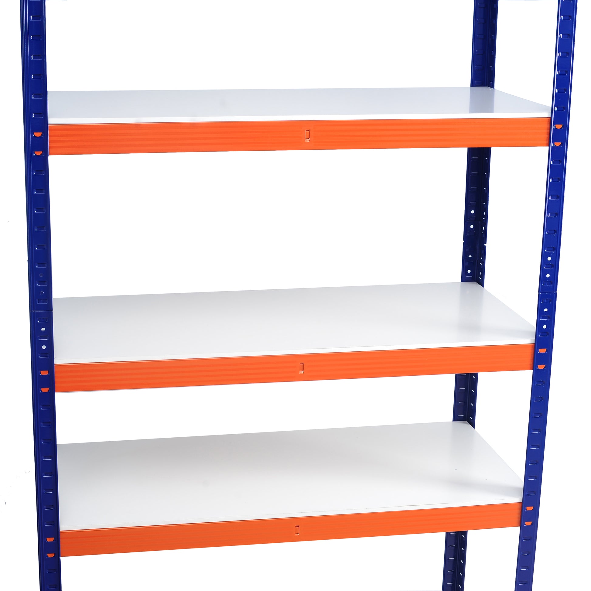 Capacity Garage Storage Shelves Heavy Duty Blue,Orange Iron