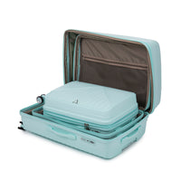 Pp Luggage Sets 3 Piece 20 24 28 , Expandable Carry On Luggage With Tsa Lock Airline Approved, Pp Materials Hard Shell And Lightweight Suitcase With Spinner Wheels Mint Green Mint Green Polypropylene