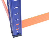 Capacity Garage Storage Shelves Heavy Duty Blue,Orange Iron