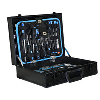 Combined Maintenance Tool Suitcase 247 Pieces Of Basic Home Maintenance Tool Set, General Machinery Tool Set Blue Carbon Steel