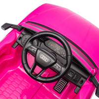 12V Kids Ride On Electric Car W Parents Remote Control,Licensed Audi Sq8 For Kids,Dual Drive,Suspension,Hanging Start,Three Speed Adjustable Music,Volume Control,Led Lights For Kids Aged 3 6. Pink