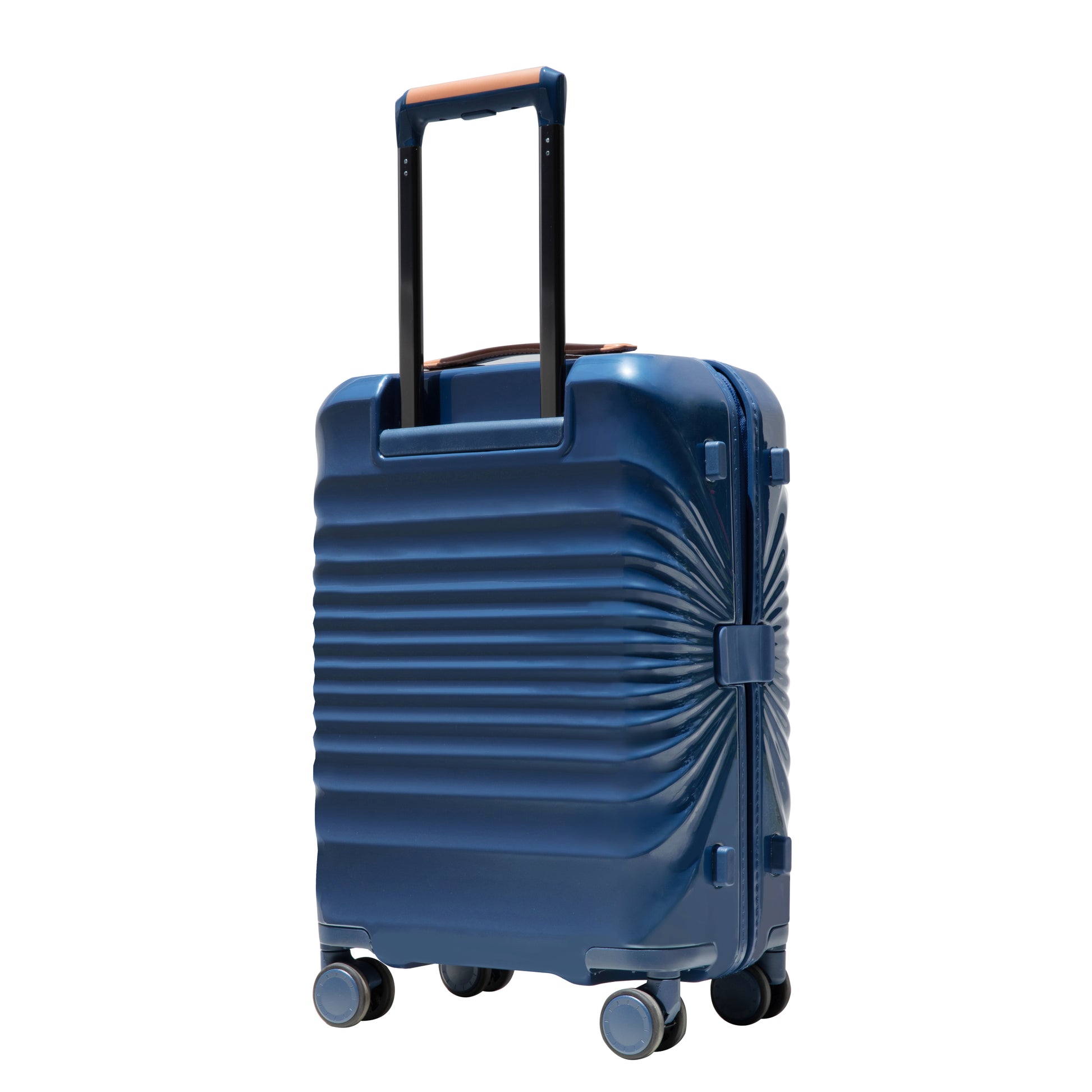 28" Luggage Lightweight Suitcase Tsa Lock Usb Port Expandable Luggage Wheel Lock Artificial Leather Top Handle Spinner Wheels Blue Blue Abs Pc