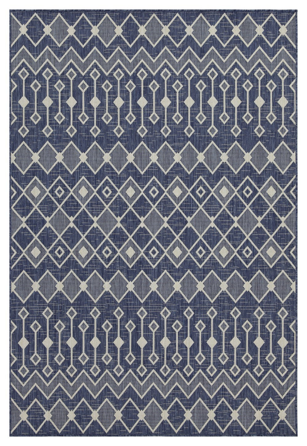 Sunshine Gc Har2019 Blue 7 Ft. 10 In. X 10 Ft. 3 In. Indoor Outdoor Area Rug Blue Polyester Polypropylene