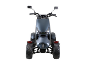 Electric Mobility Recreational Travel Scooter For Adults,Mobility Scooters For Seniors, 4 Wheel Powered Mobility Scooters Matte Black Abs Pc