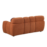 64.98 Length ,35.83" Deepth ,Human Body Structure For Usa People, Marshmallow Sofa,Boucle Sofa ,2 Seater, Light Brown Boucle Light Brown Light Brown Wood Primary Living Space Medium Soft Split Back